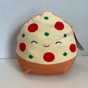 Pep the Pizza Squishmallow 8" Plush Kawaii Food Squad Pepperoni NWT Kellytoy